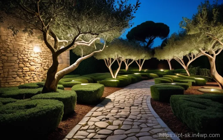정원에서의 시각적 효과 극대화하기 - **Prompt:** A serene and inviting vertical garden flourishing on a whitewashed wall of a traditional...