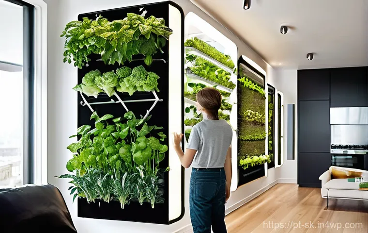 간단한 수경재배 시작하기 - **Prompt 2: DIY Hydroponics Setup: A Beginner's Project**
    A person (gender-neutral, perhaps with...
